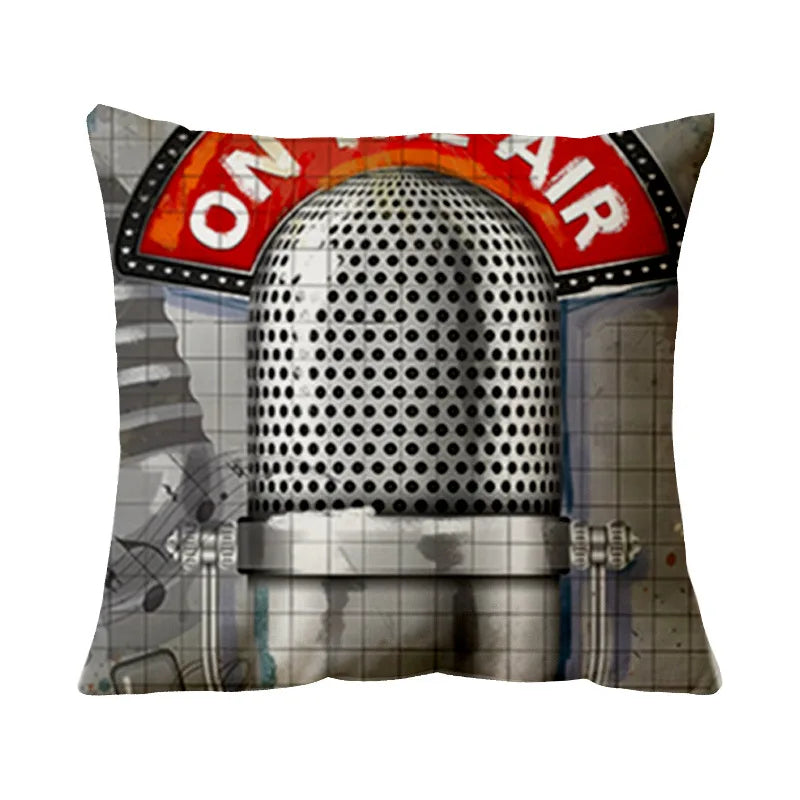 Retro Music capa de almofada