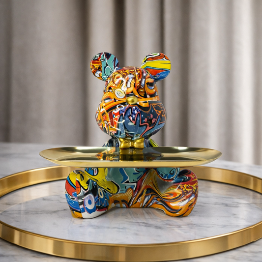 Porta treco- Urso graffiti