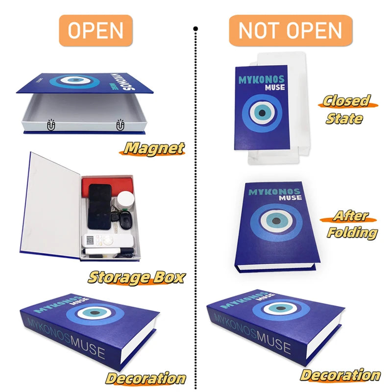 Livro Decorativo com Porta-Objetos
