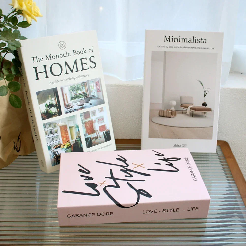 Livro decorativo 3 em 1