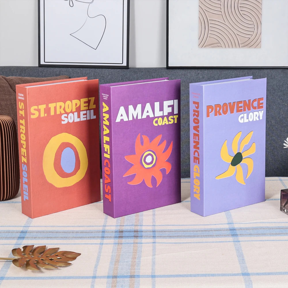 Livro decorativo 3 em 1
