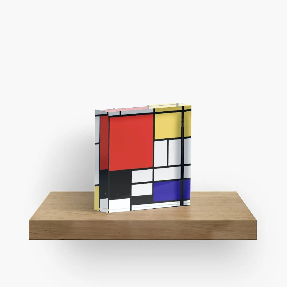 Mondrian Bloco decorativo