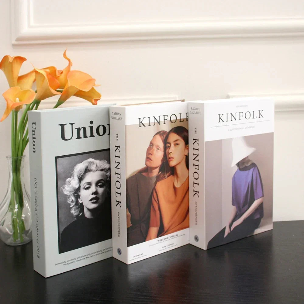 Livro decorativo 3 em 1