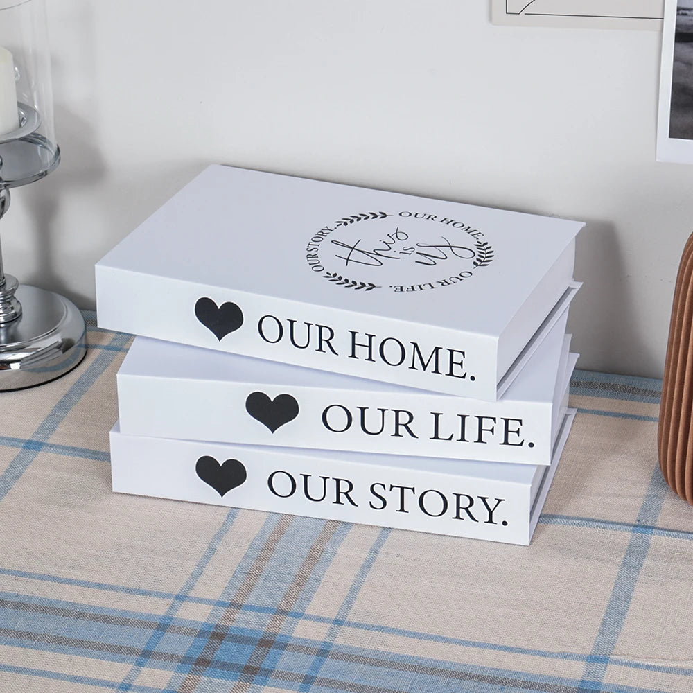 Livro decorativo 3 em 1