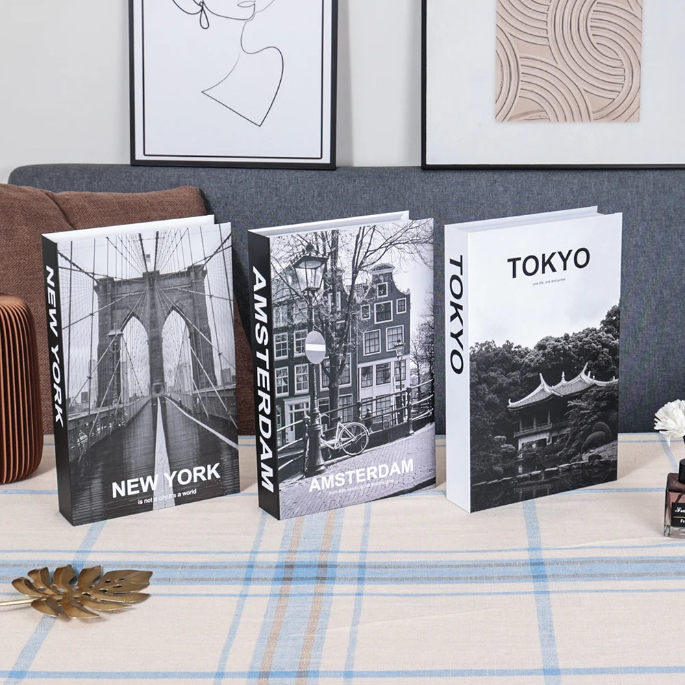 Livro decorativo 3 em 1