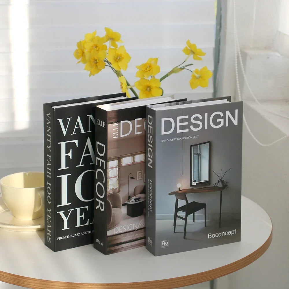 Livro decorativo 3 em 1