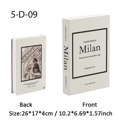 Livro Decorativo com Porta-Objetos
