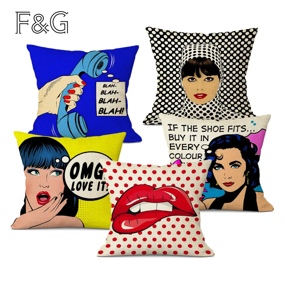 Pop Art Capa de almofada