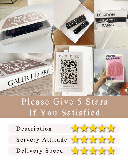 Livro Decorativo com Porta-Objetos