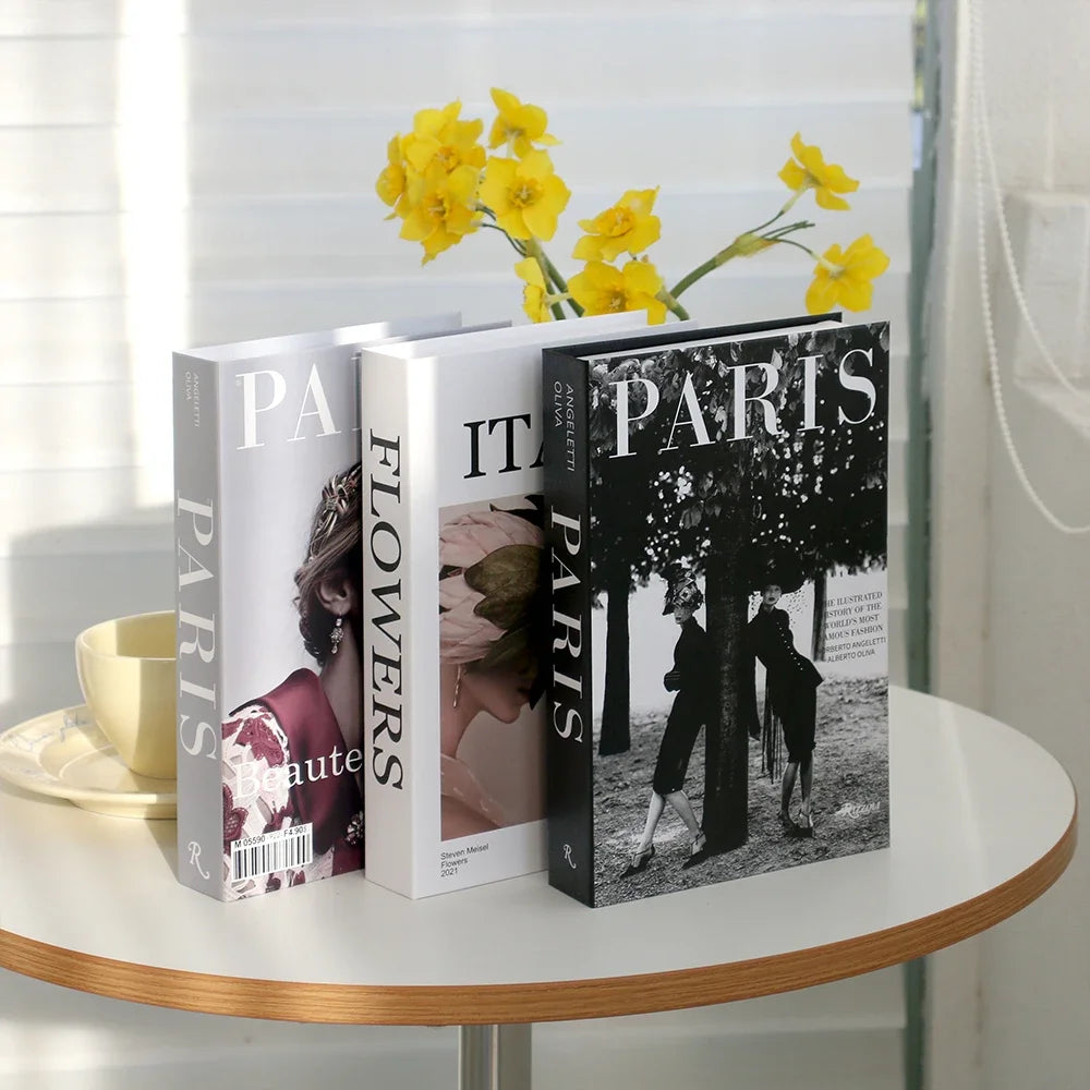 Livro decorativo 3 em 1