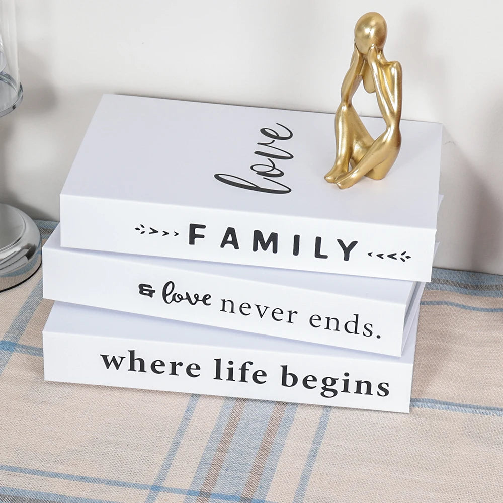 Livro decorativo 3 em 1
