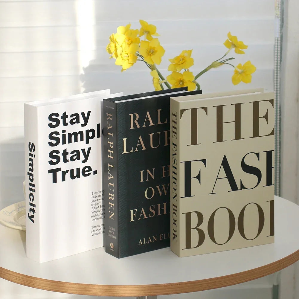 Livro decorativo 3 em 1