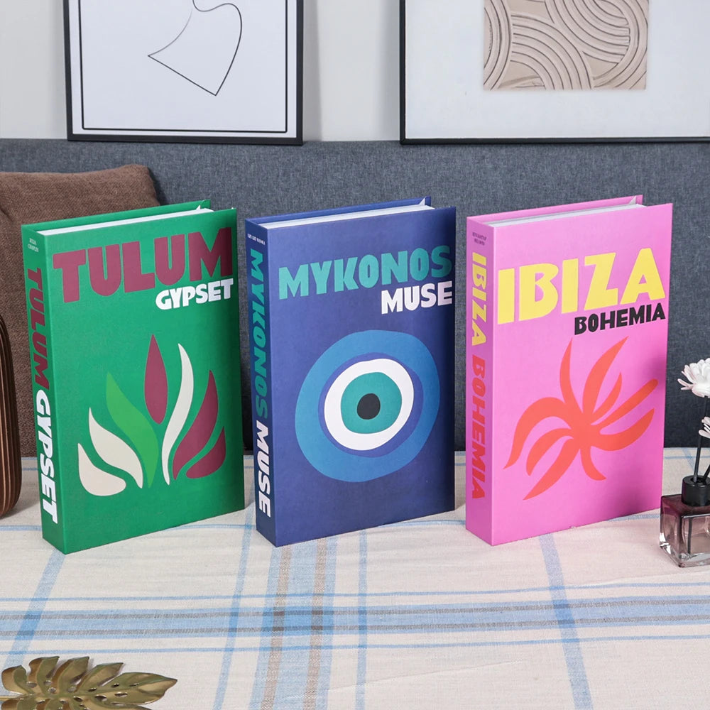 Livro decorativo 3 em 1