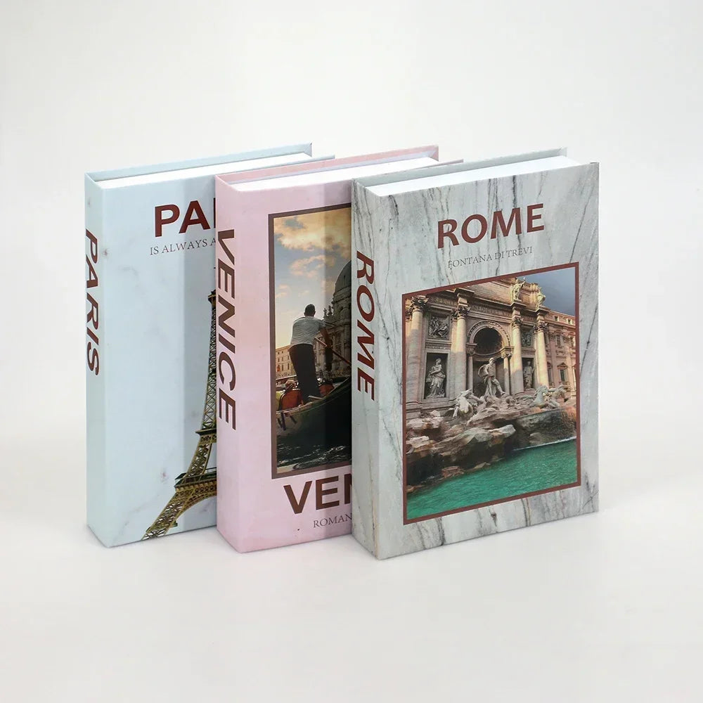 Livro decorativo 3 em 1