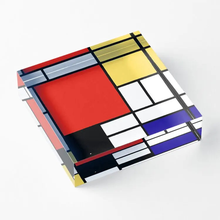 Mondrian Bloco decorativo
