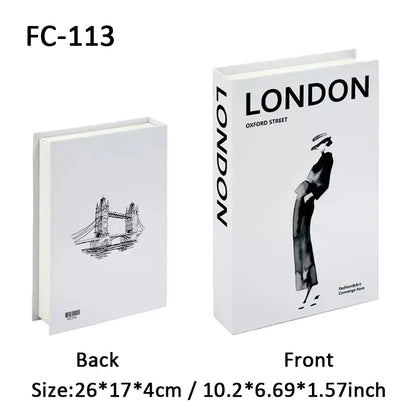 Livro Decorativo com Porta-Objetos