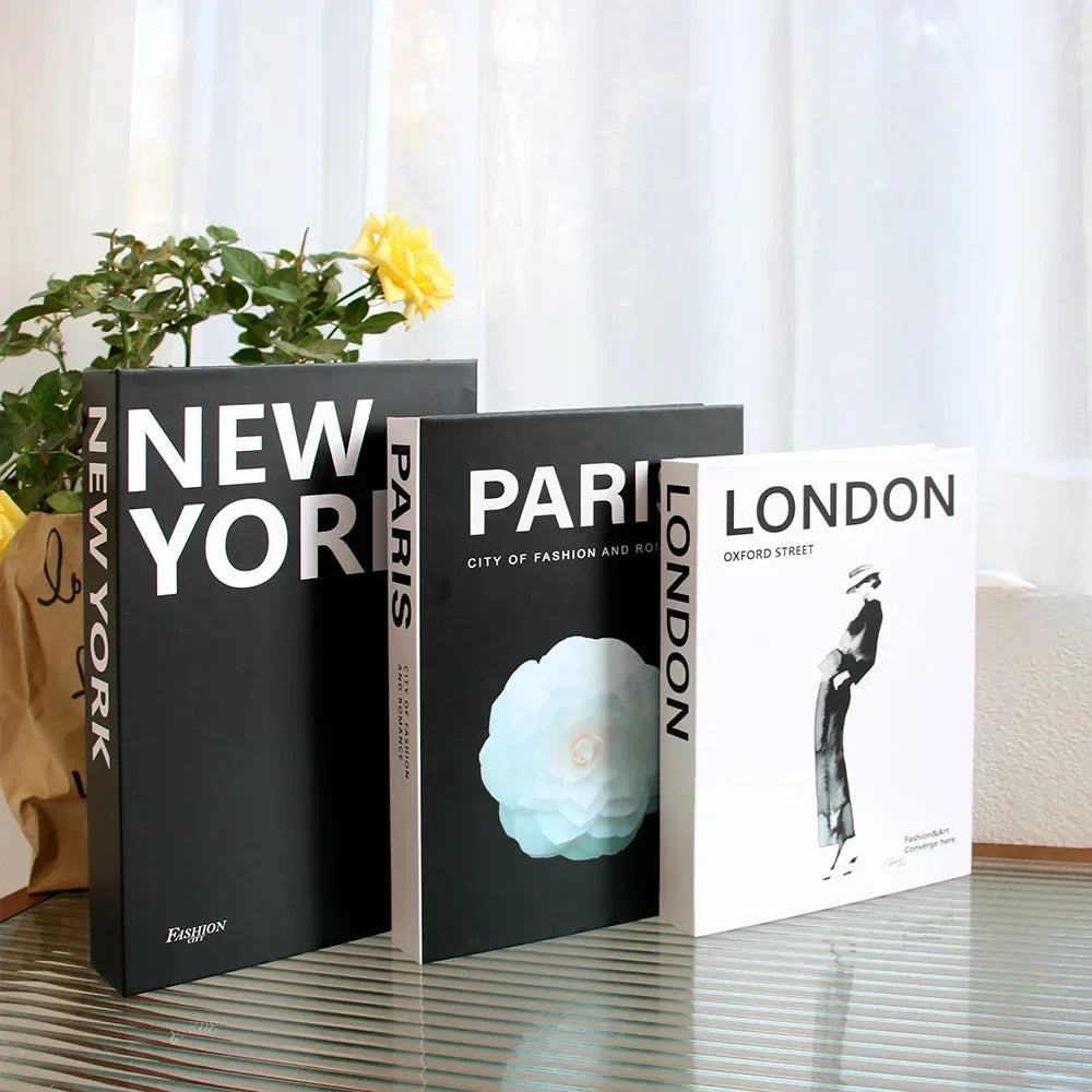 Livro decorativo 3 em 1