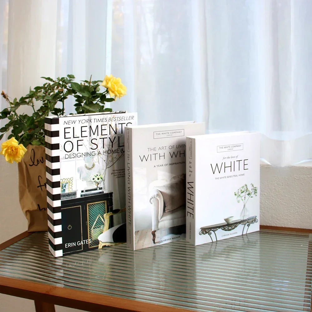 Livro decorativo 3 em 1