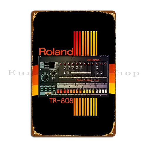 Roland Tr 808 electronic music decor