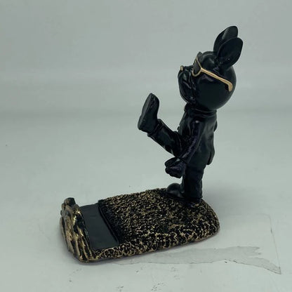 Escultura de Buldogue Suporte para Celular