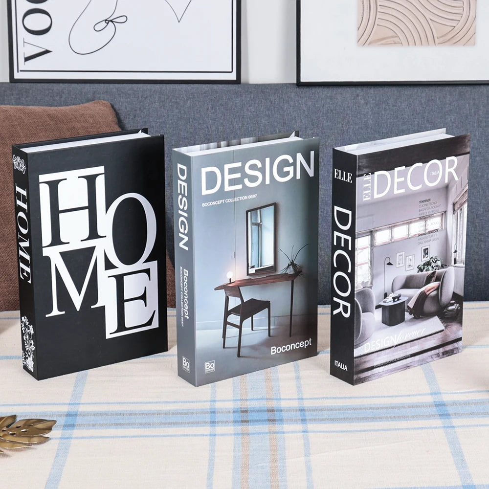 Livro decorativo 3 em 1