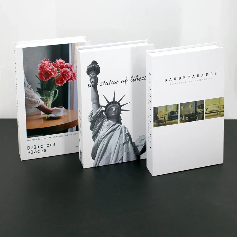 Livro decorativo 3 em 1