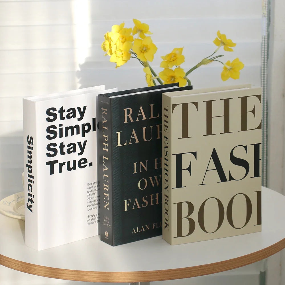 Livro decorativo 3 em 1