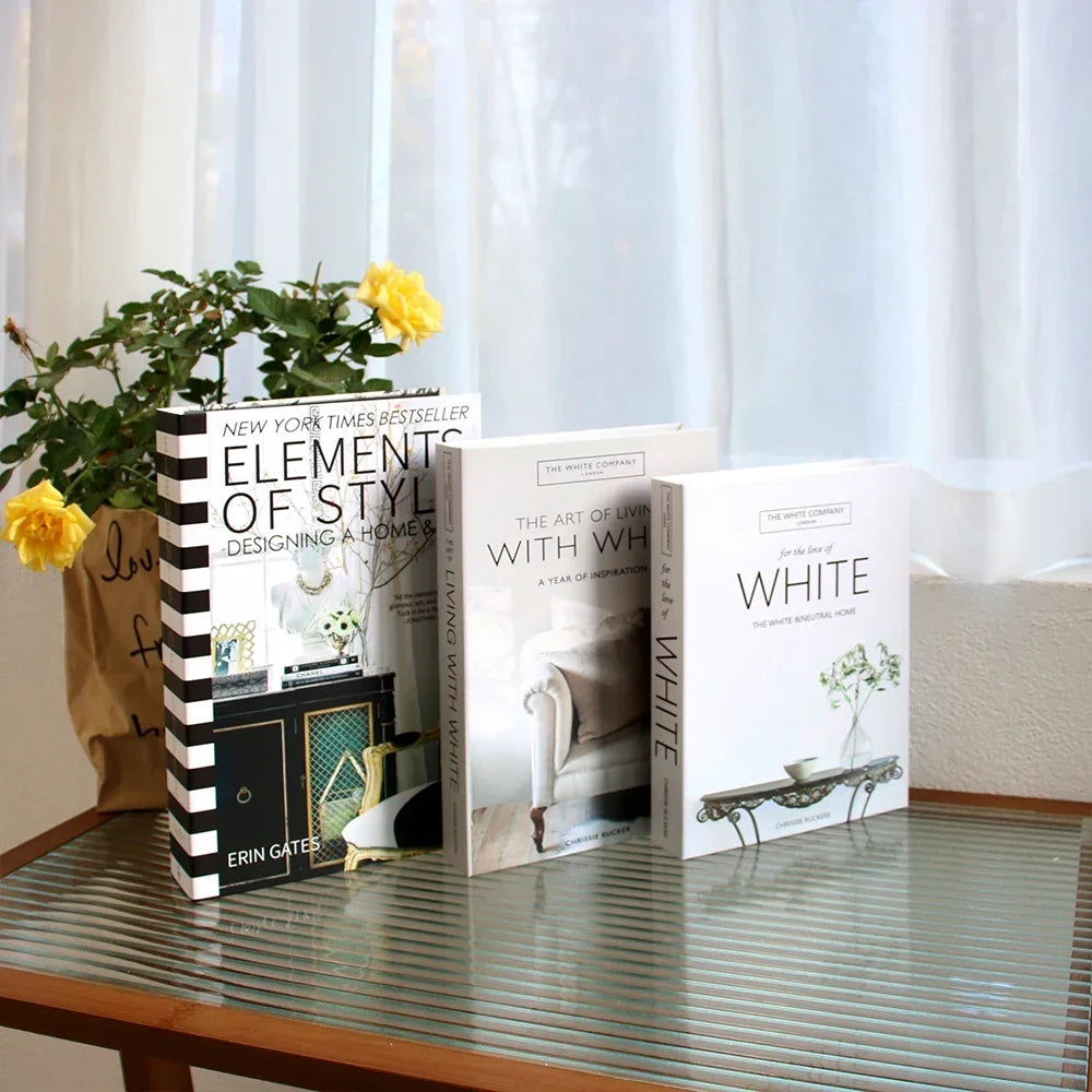 Livro decorativo 3 em 1